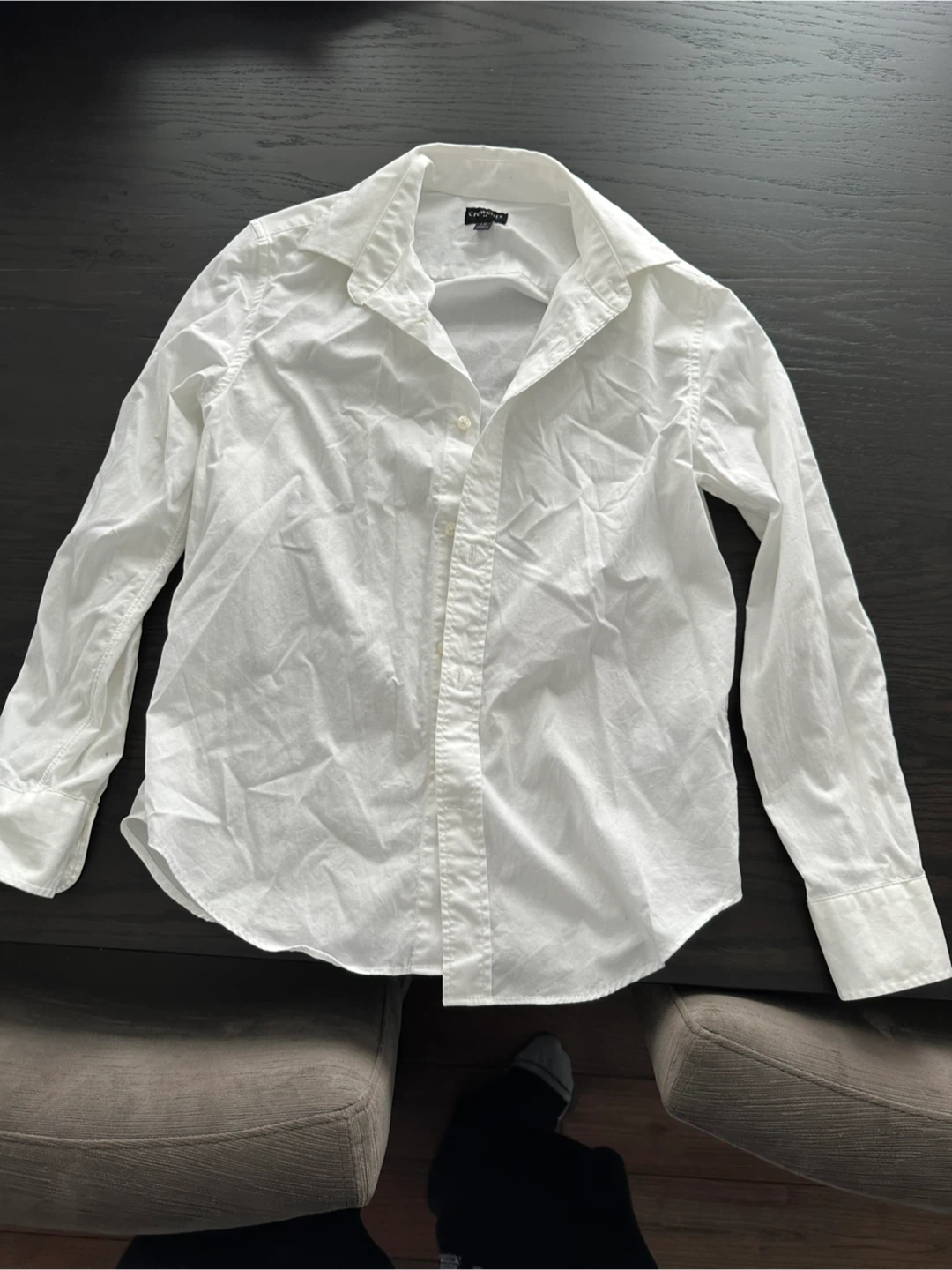 Crewcuts white button-down shirt