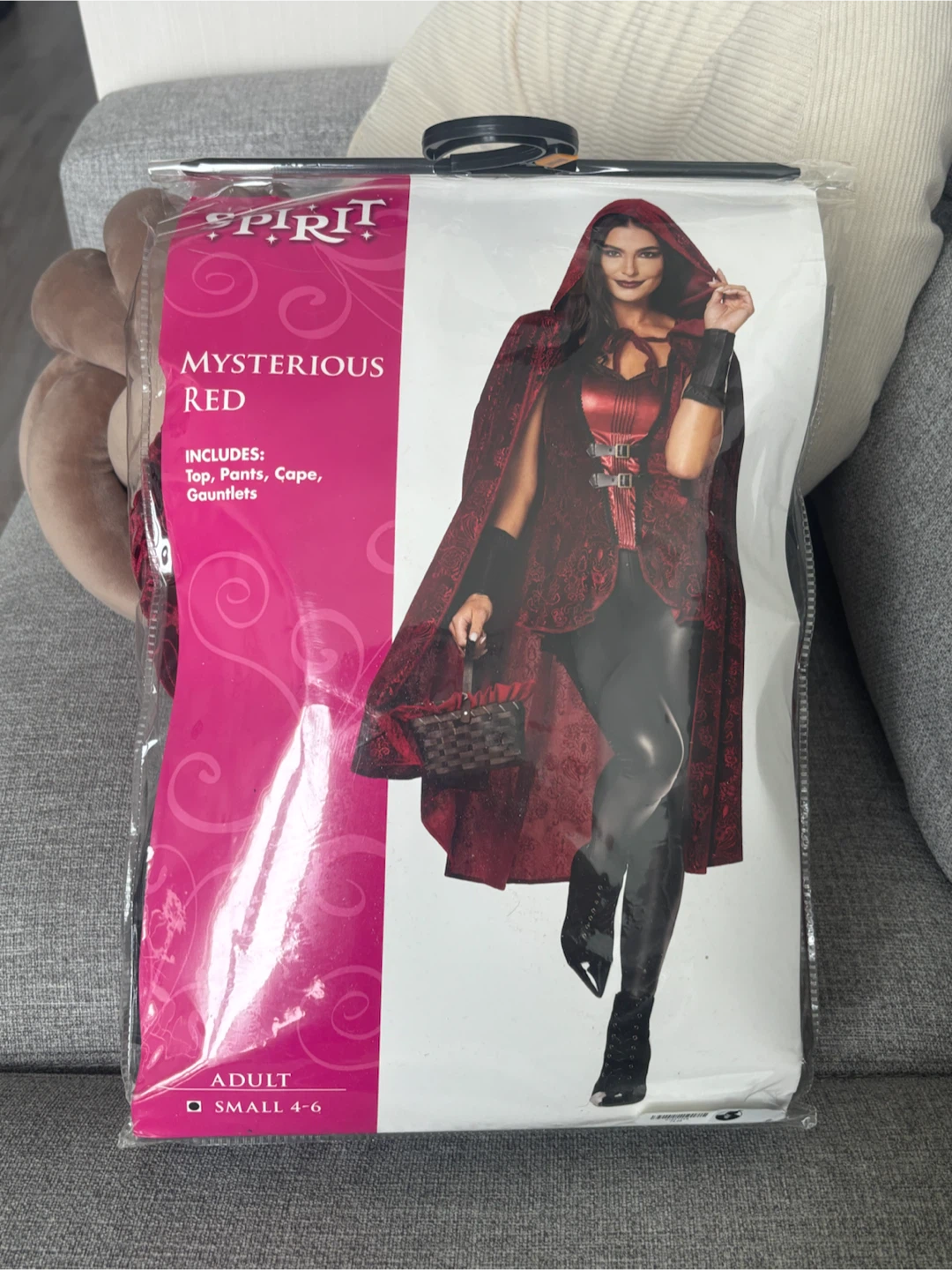 Spirit Halloween Mysterious Red Costume