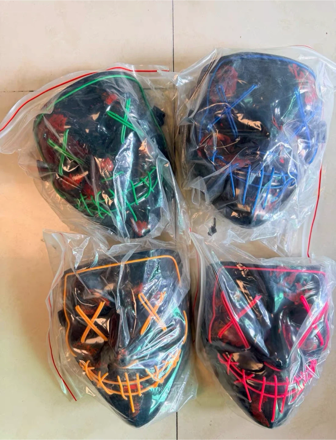 LED Light-Up Purge Masks