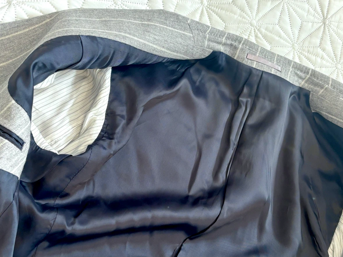 Spier and Mackay Double Breasted Wool Suit Size 38s Mens Suit - photo 5