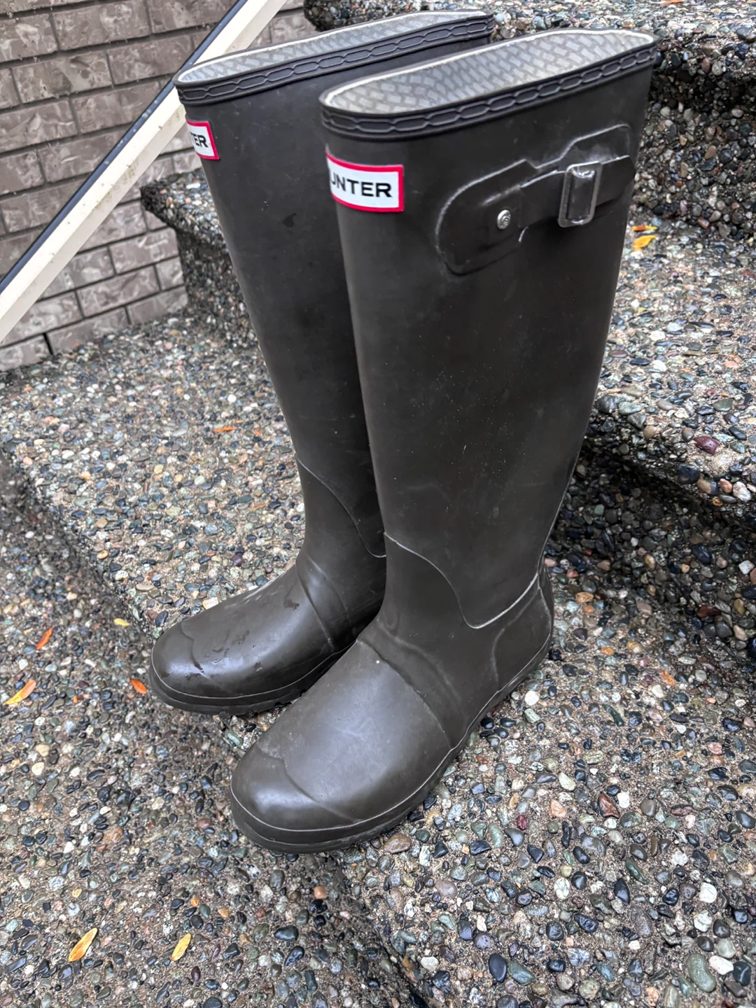Hunter Original Tall Boots Olive Green - photo 2