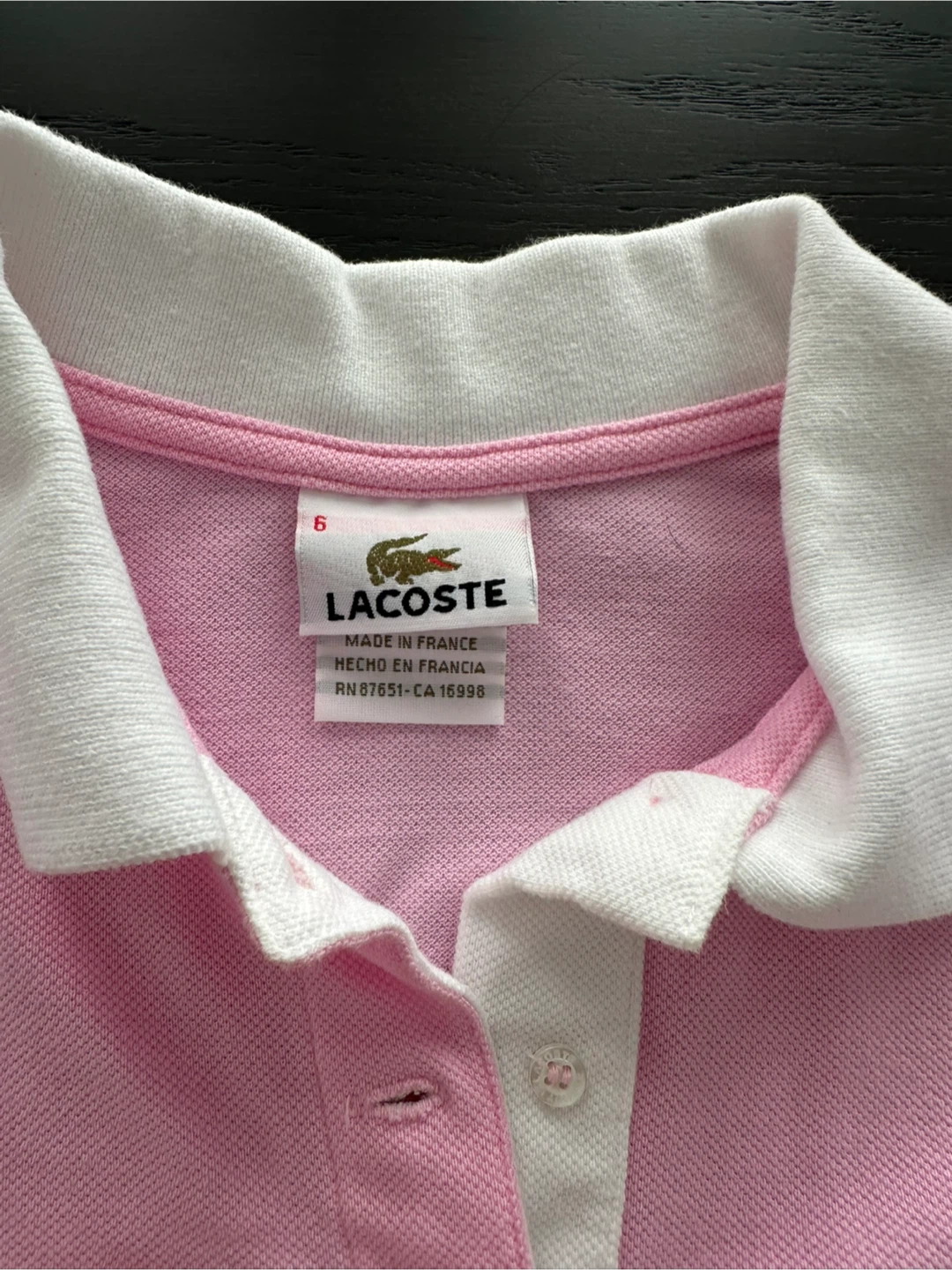 Lacoste Pink Polo Shirt - photo 2