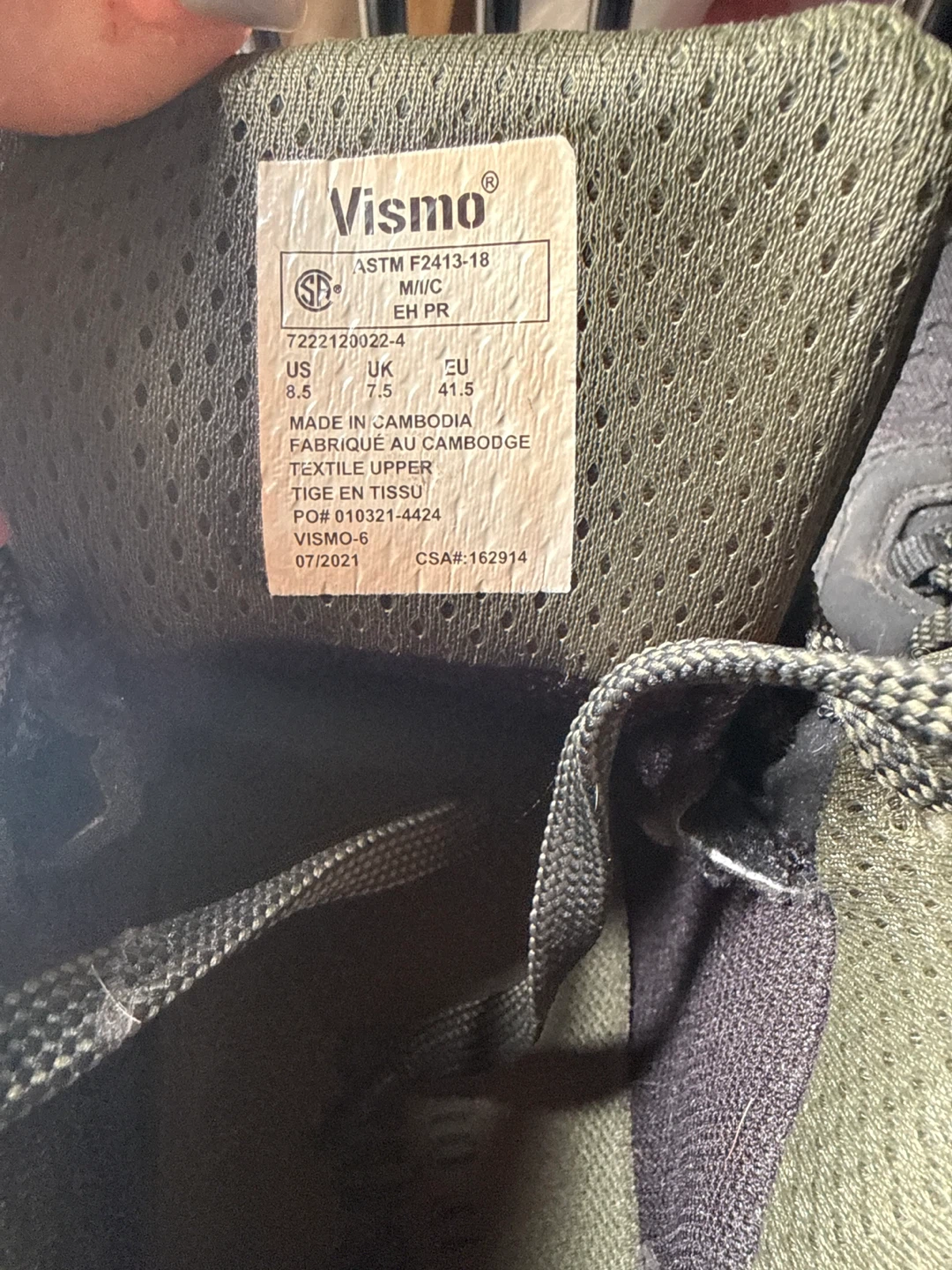Vismo Safety Work Boots US 8.5 - photo 3