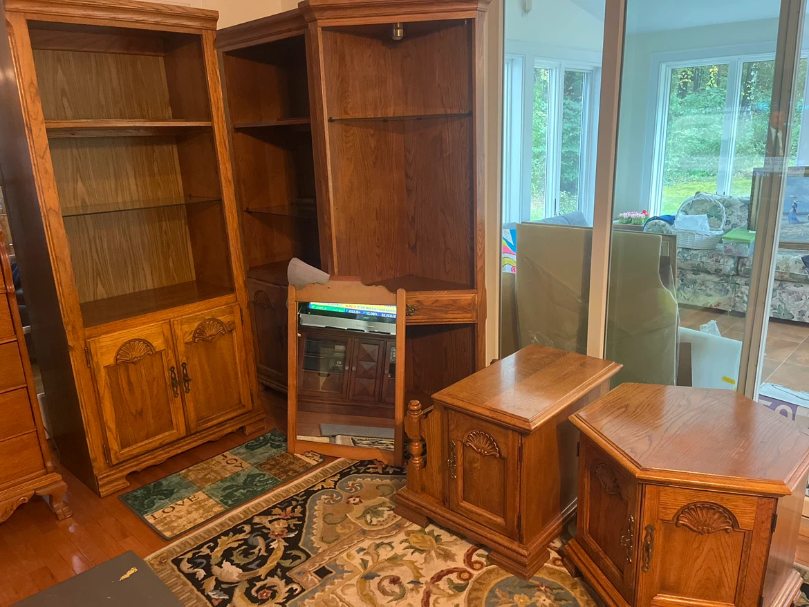 FREE Oak Furniture Set: 2 Wall Units