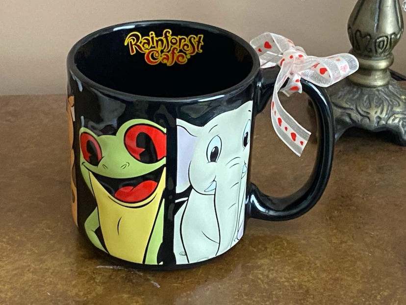 NEW! Vintage Rainforest Cafe 3-D Animal Mug