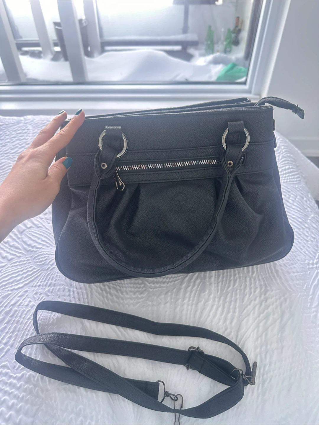 Brand new black purse