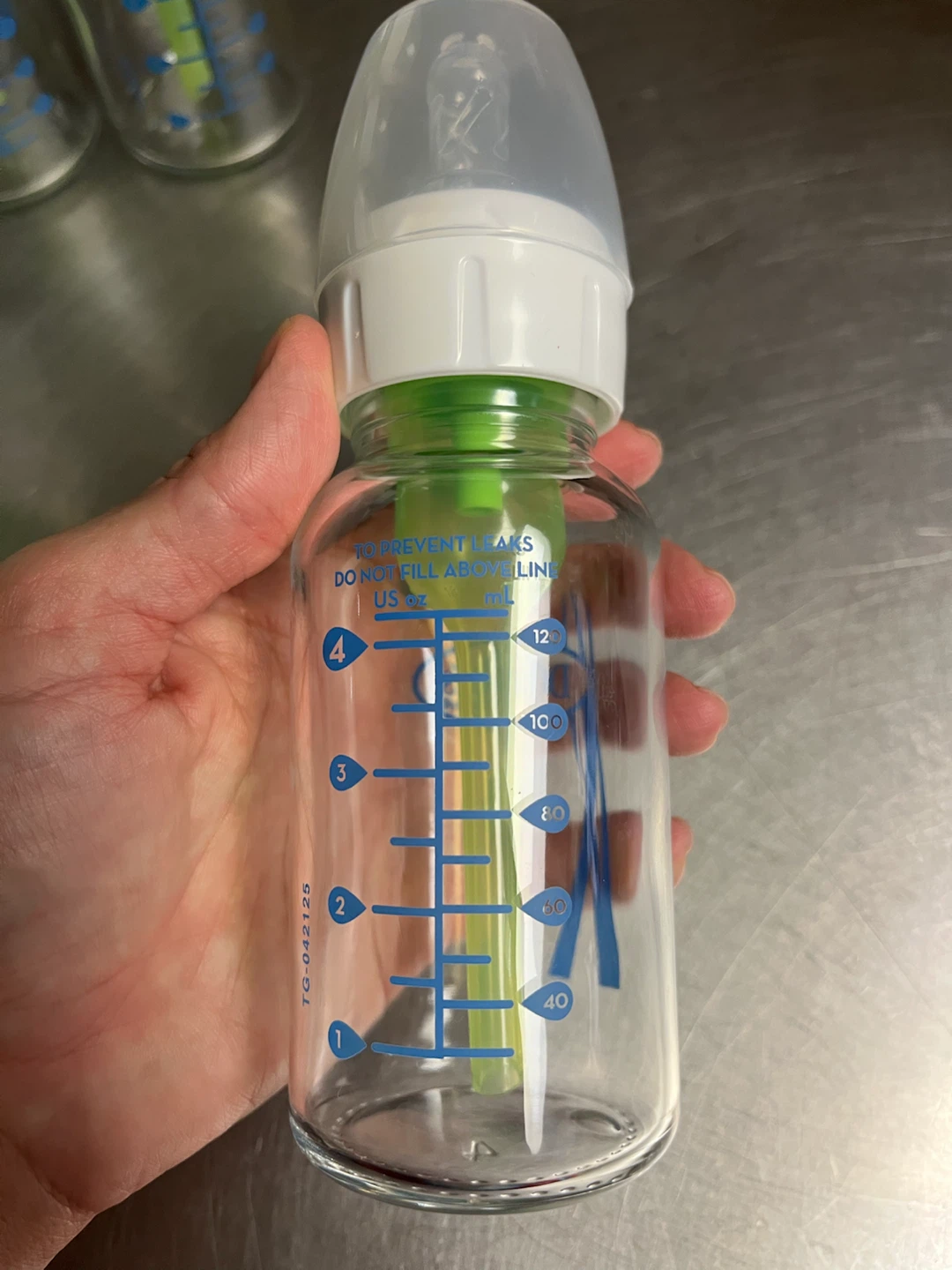 5 Dr. Brown's Glass Baby Bottles (4 oz / 120 ml) - photo 2