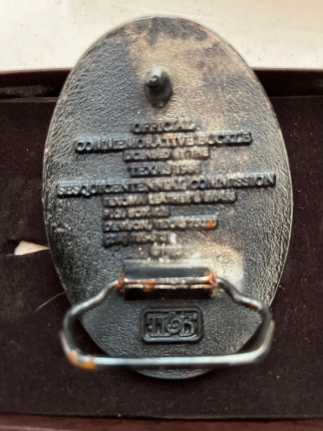 Texas Sesquicentennial Commemorative Belt Buckle - photo 3