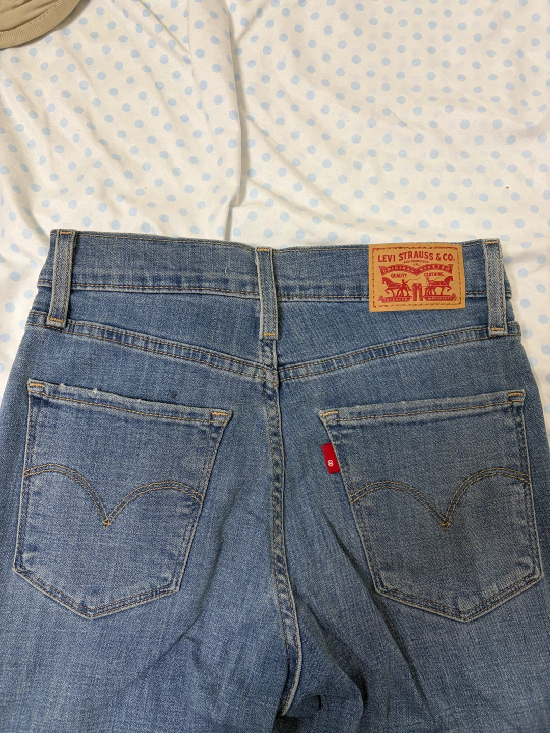 Levi's 724 High Rise Slim Straight Jeans Size 25 - photo 3