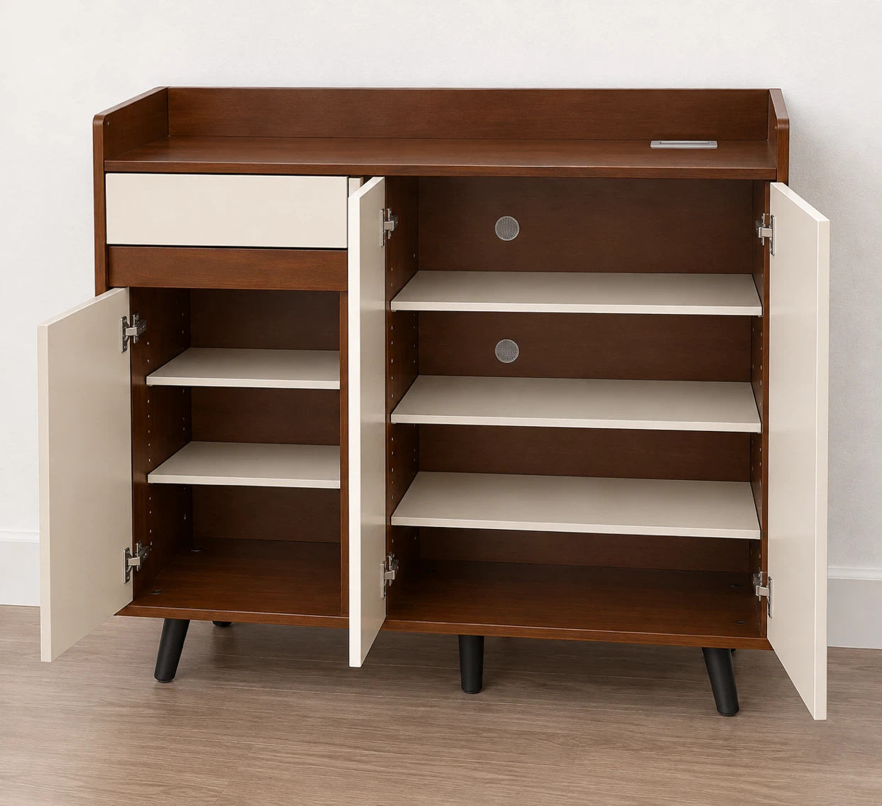 Entryway 10 Pair Shoe Storage Cabinet - photo 3