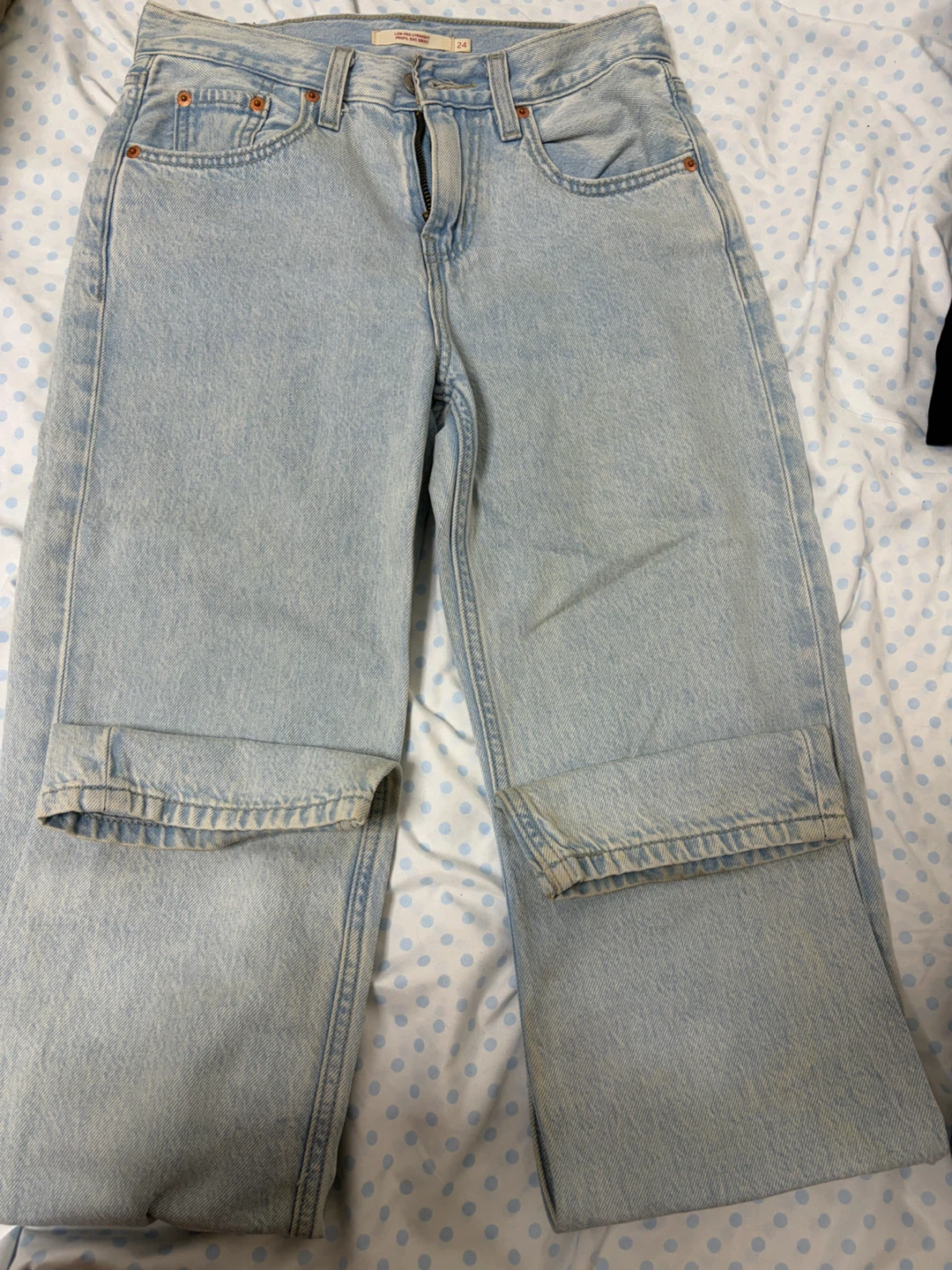 Levi's Low Pro Straight Jeans Light Wash