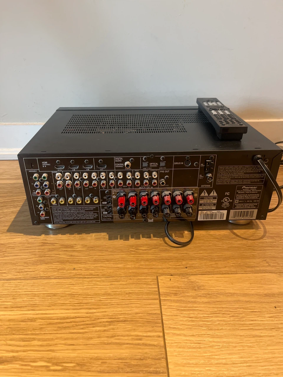 Pioneer VSX-919AH-K Audio/Video Receiver - photo 3