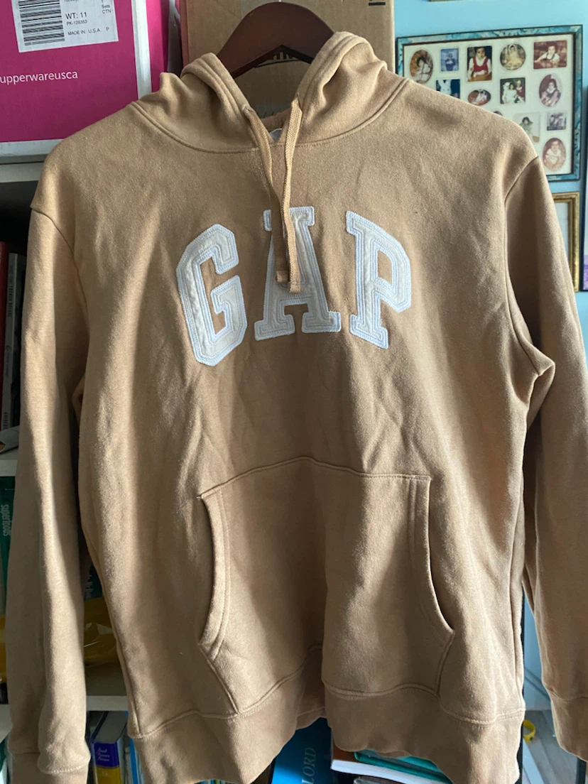 Gap tan hoodie size medium
