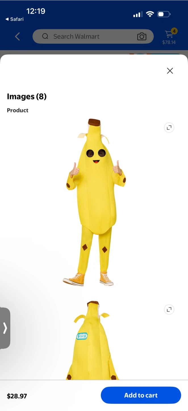 For te peely Costume