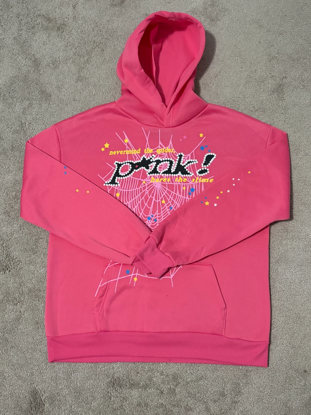 Sp5der Pink Hoodie
