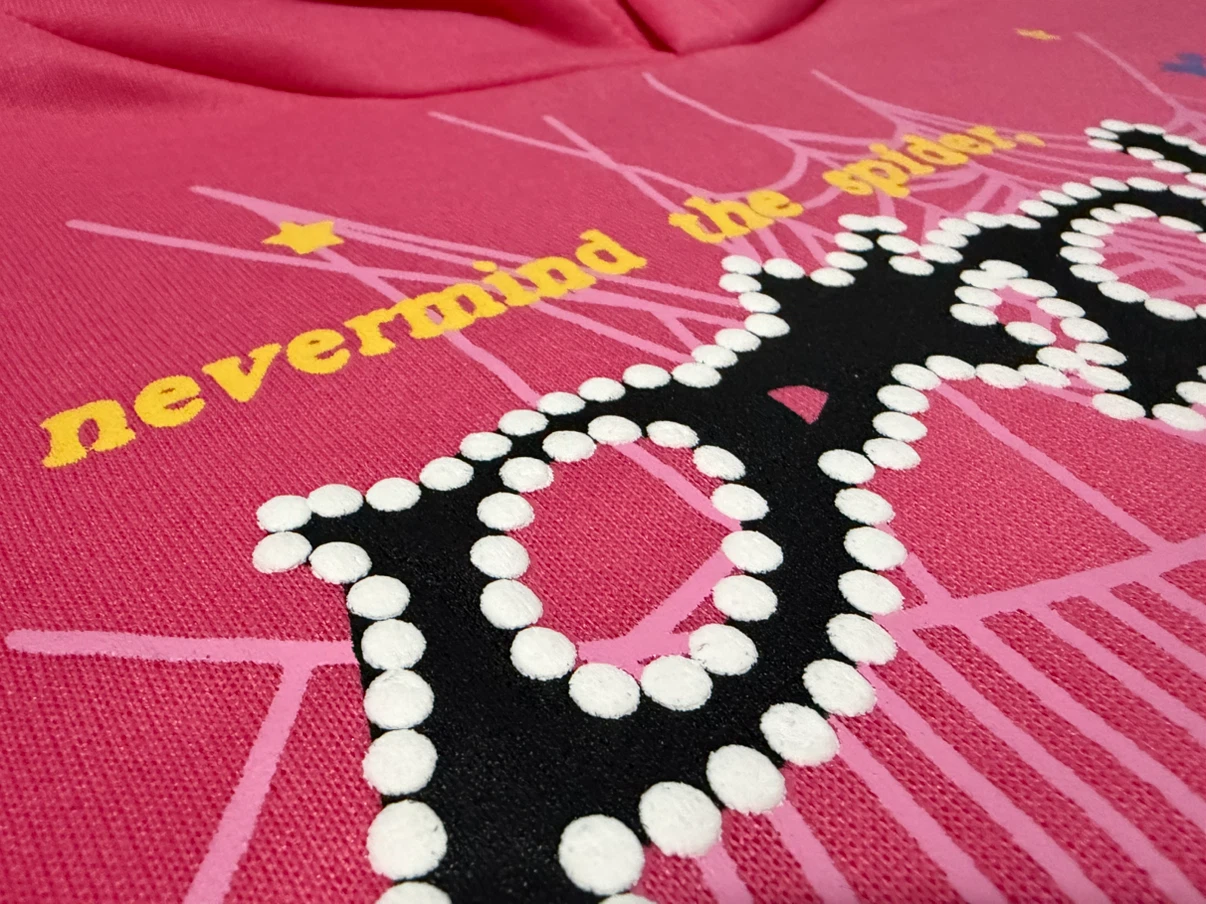 Sp5der Pink Hoodie - photo 4