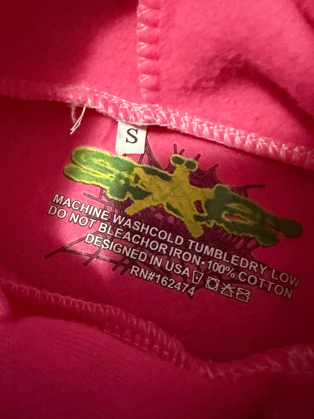 Sp5der Pink Hoodie - photo 5