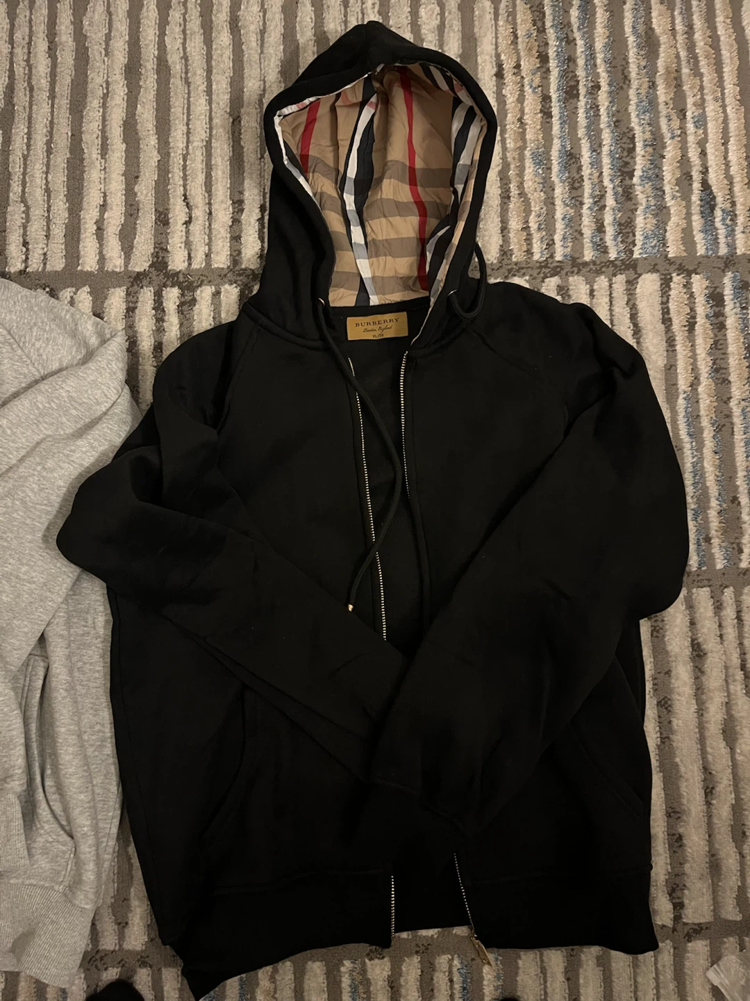 Burberry Zip-Up Hoodie