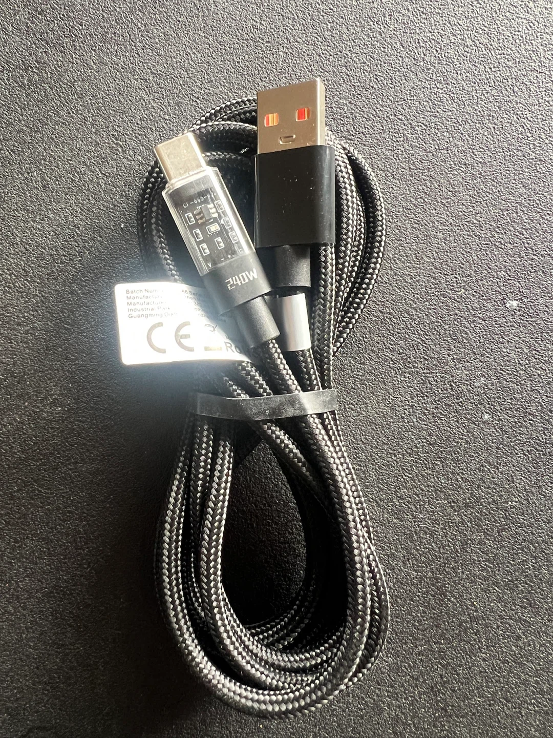 240W USB-A to USB-C Braided Cable - photo 3