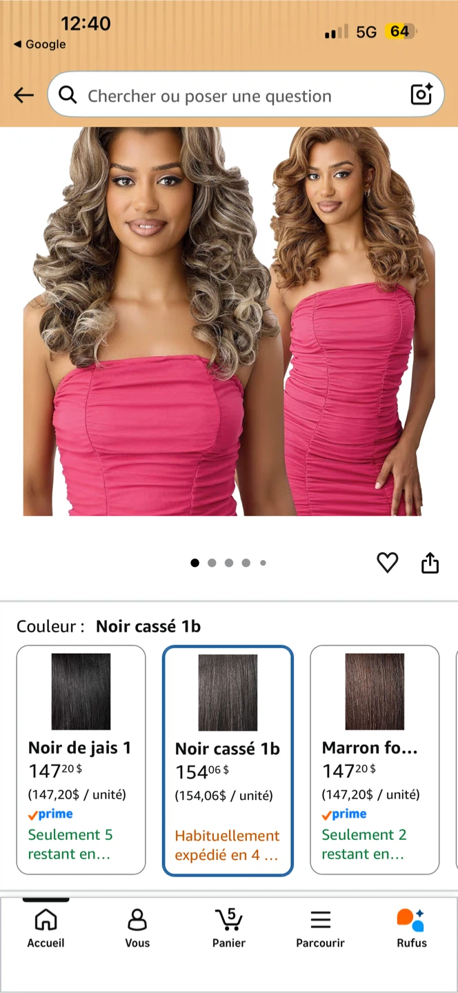 Outre True Frontal Peak 718Lace Frontal Wig(never worn)