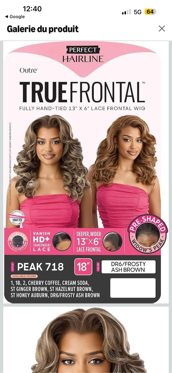 Outre True Frontal Peak 718Lace Frontal Wig(never worn) - photo 2