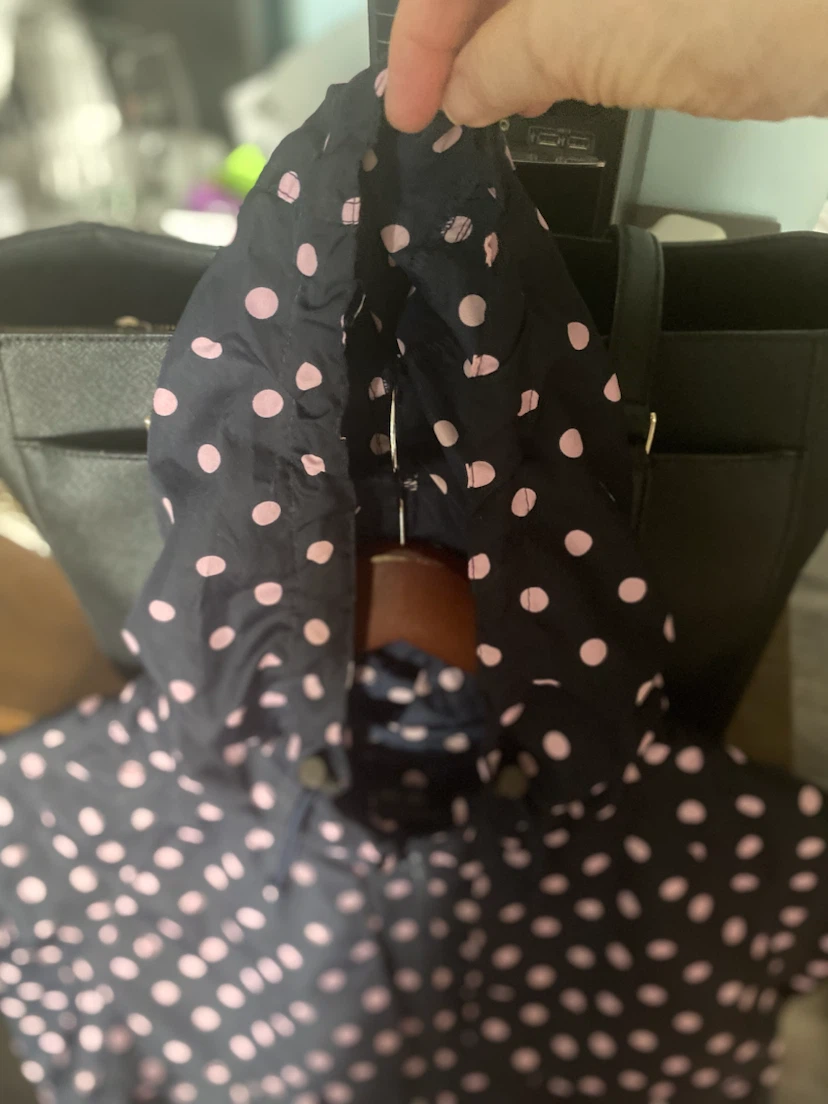 Denim Co. Polka Dot Parka in a Pocket - photo 3