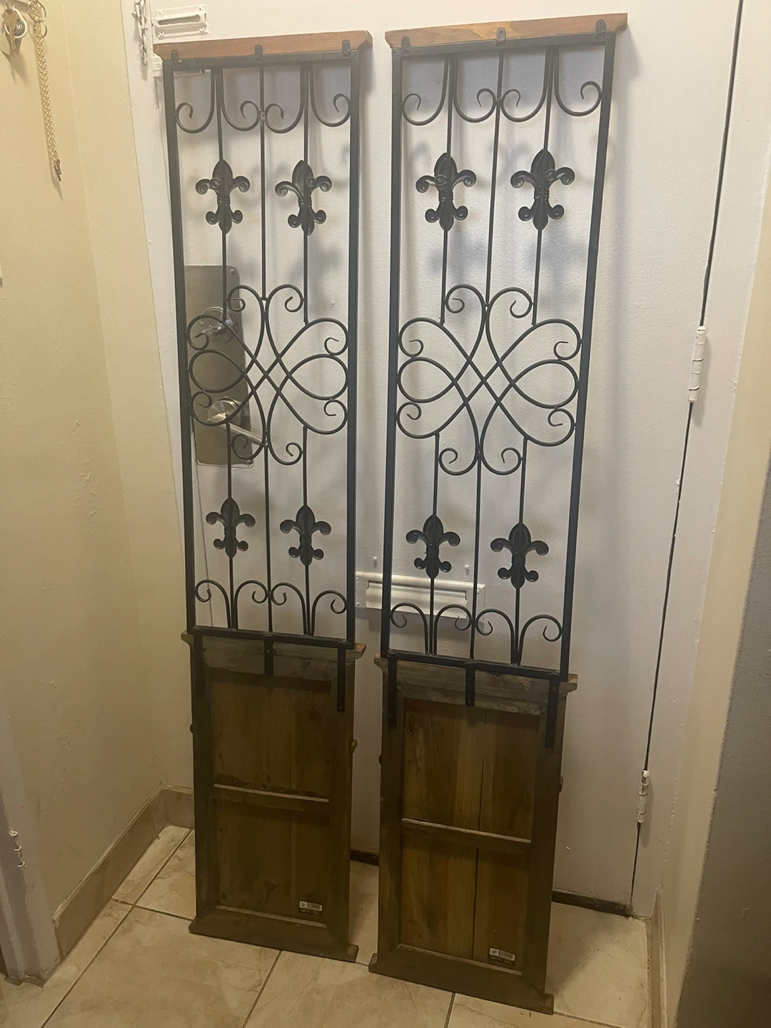 Set of Two Sheffield Home Metal and Wood Wall Panels - photo 3