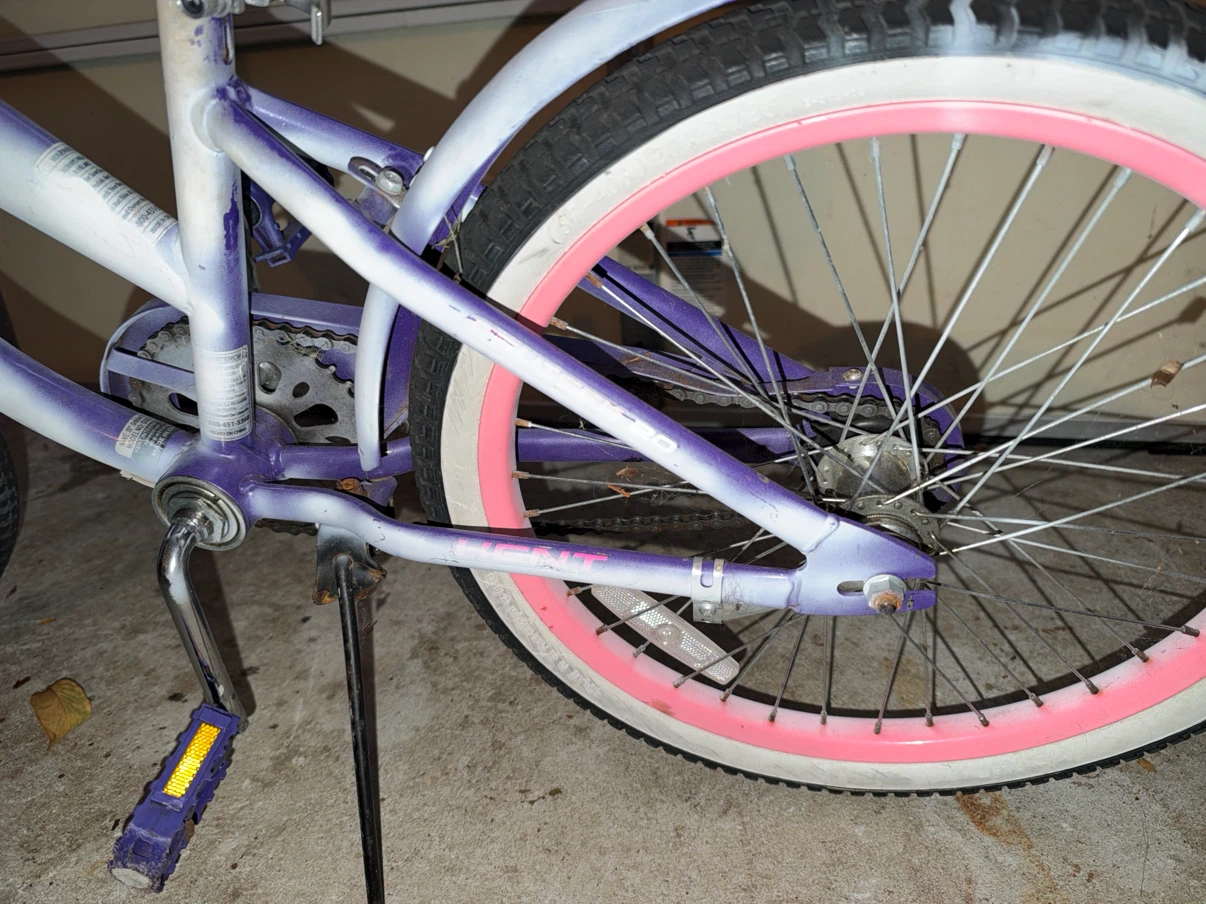 Kent 20" Cruiser Bike – Purple/Pink (DIY Project) - photo 3