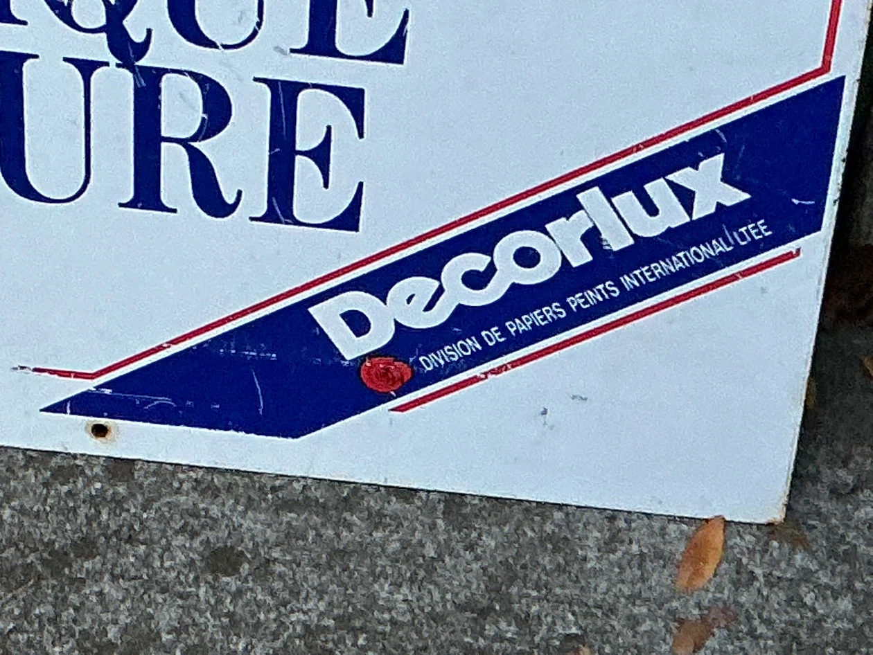 Decorlux Boutique Bordure Porcelain Double Sided Wall Sign - photo 2