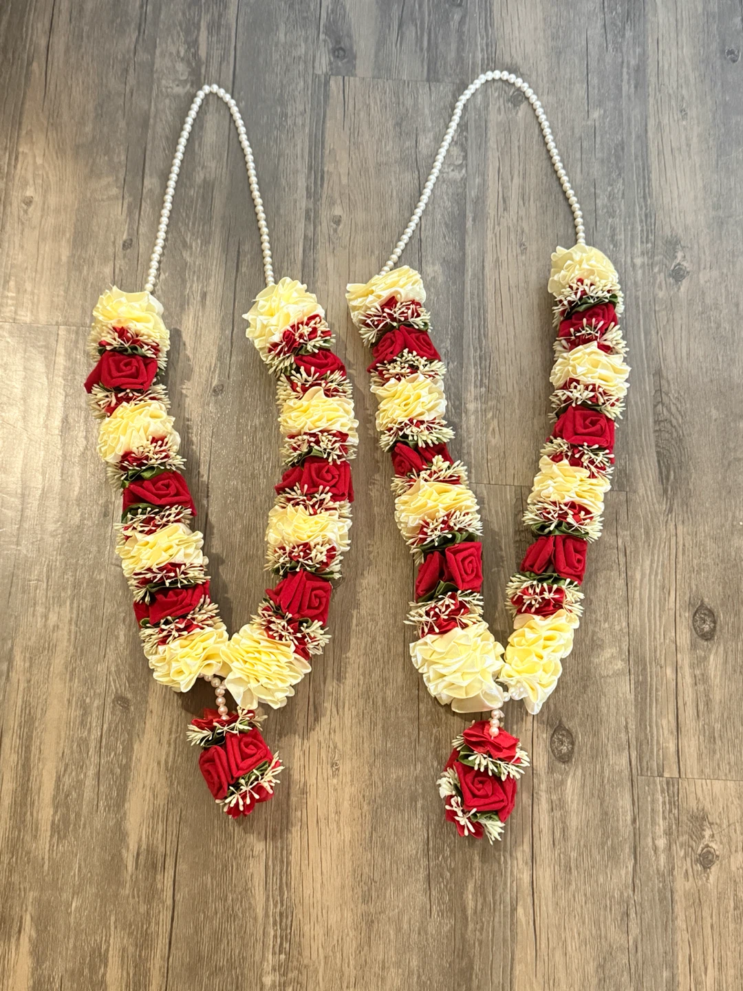 Set of 2 Artificial Flower Garlands