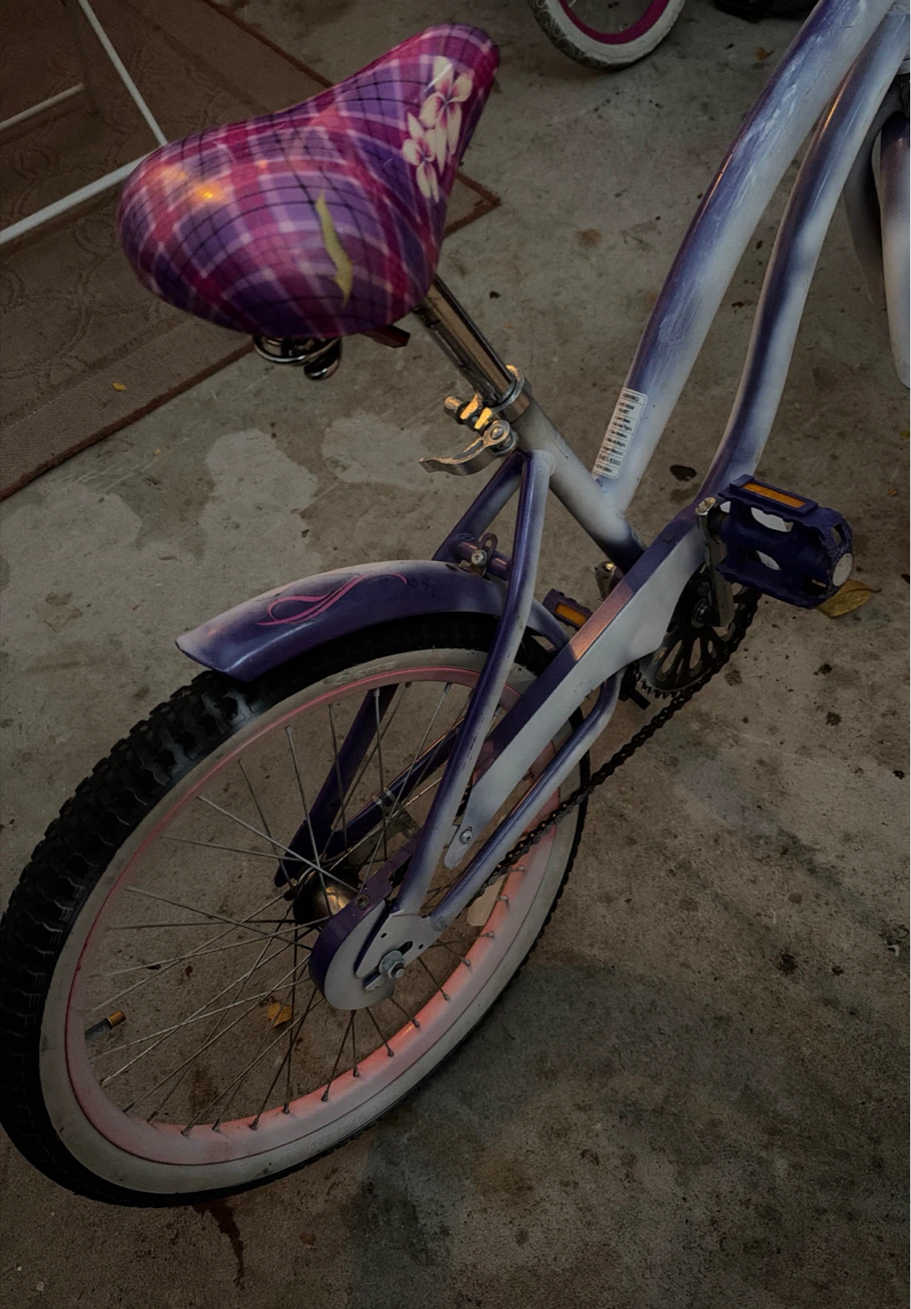 Kent 20" Cruiser Bike – Purple/Pink (DIY Project) - photo 4