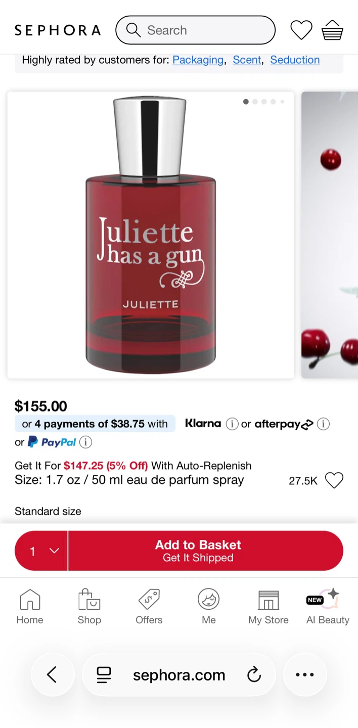 Juliette Has A Gun Juliette Eau De Parfum 50ml