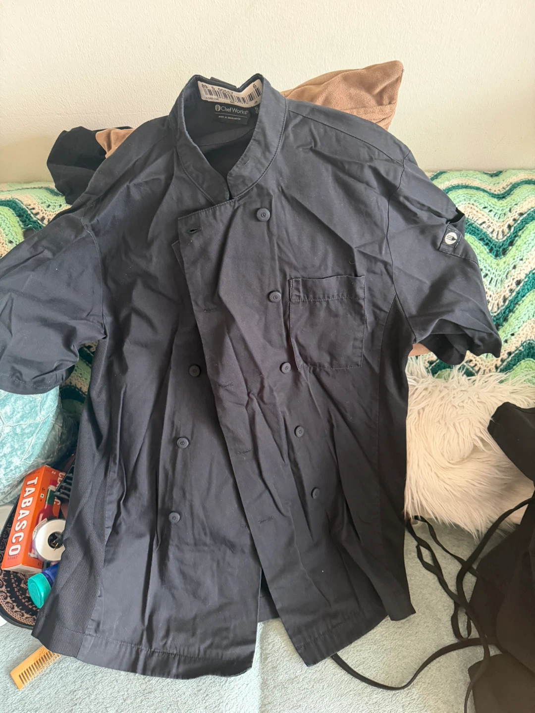 Chef Works Black Chef Coat