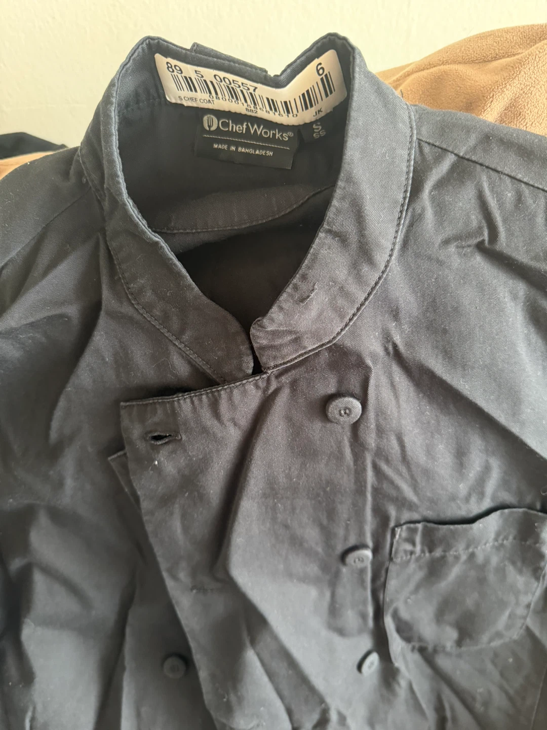 Chef Works Black Chef Coat - photo 2