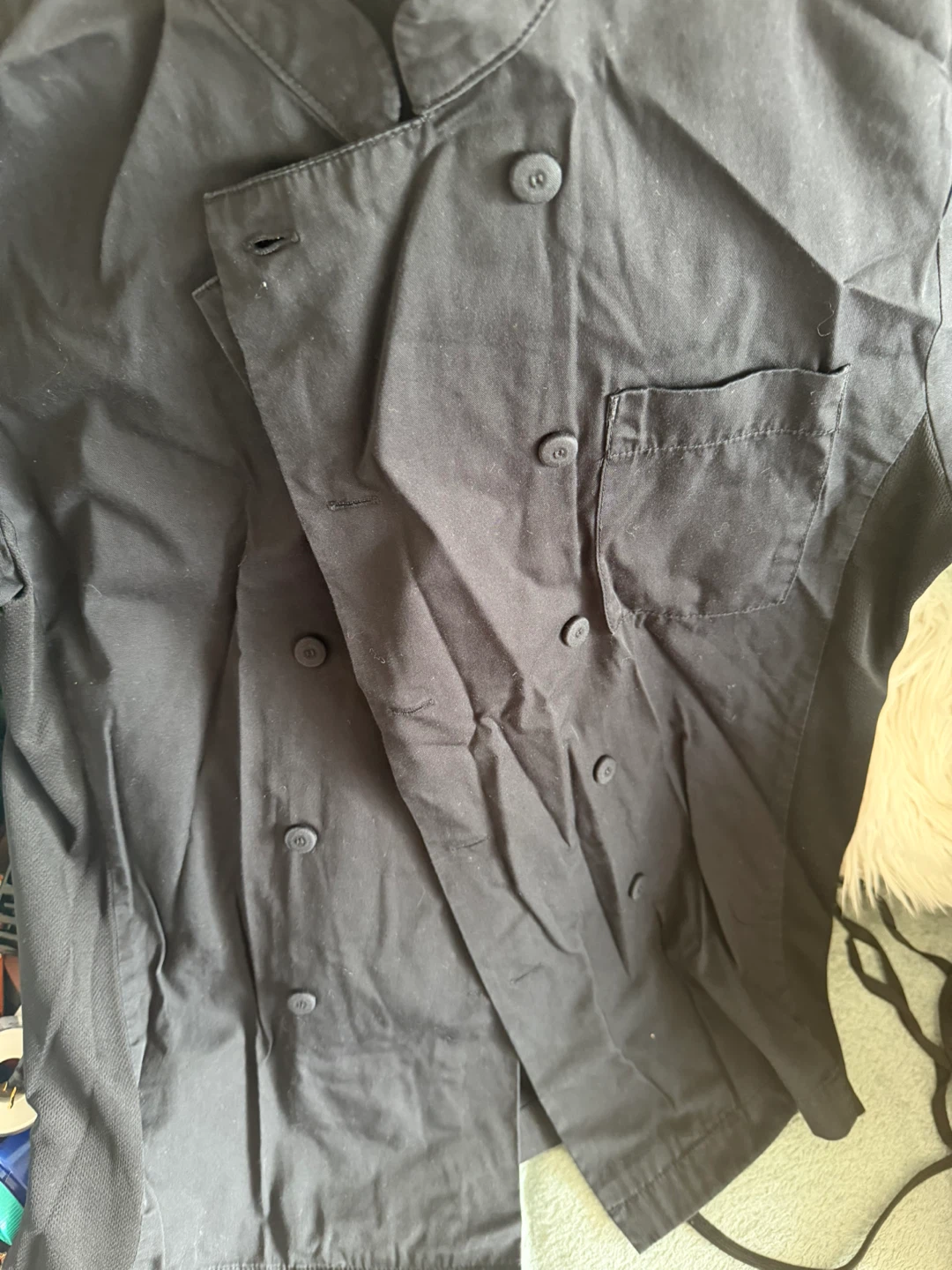 Chef Works Black Chef Coat - photo 3