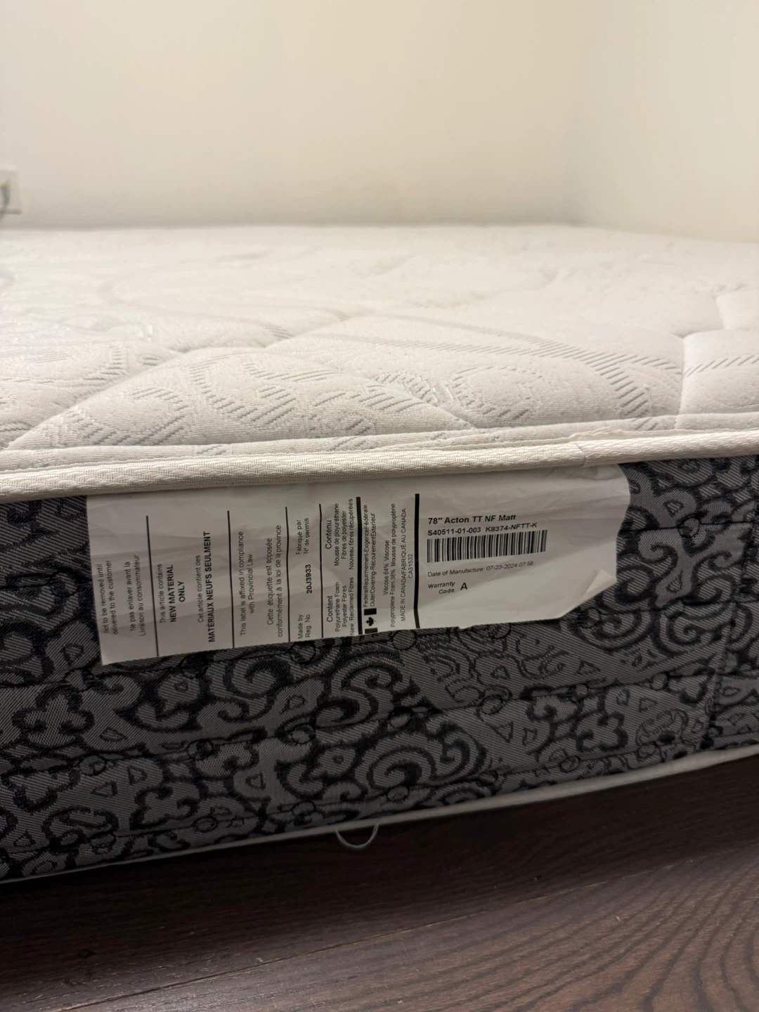 King Size Bed and Mattress，electrical bed frame - photo 4
