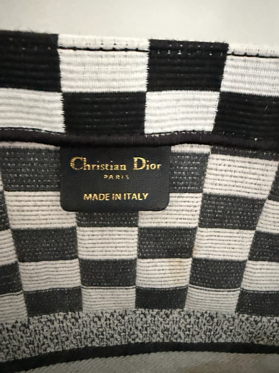 Christian Dior Checkered Tote Bag - photo 4