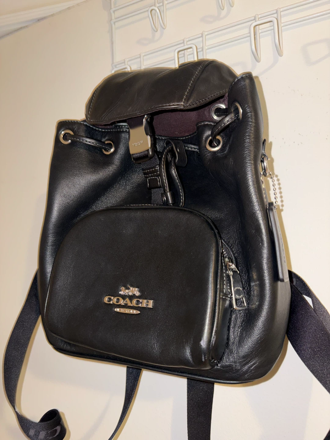 Coach Leather Backpack - photo 2