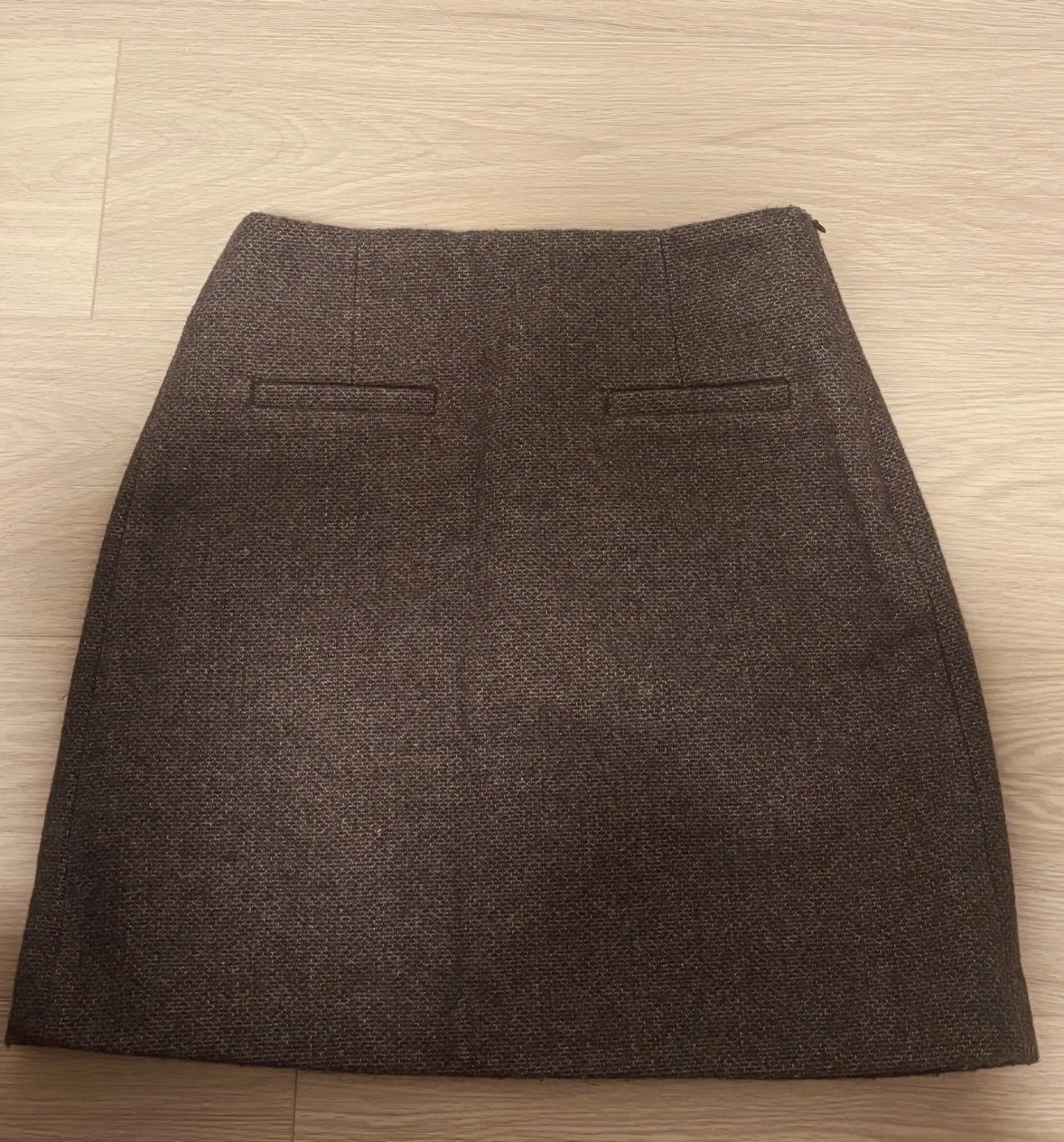 Korean 8SECONDS Brown Mini Skirt