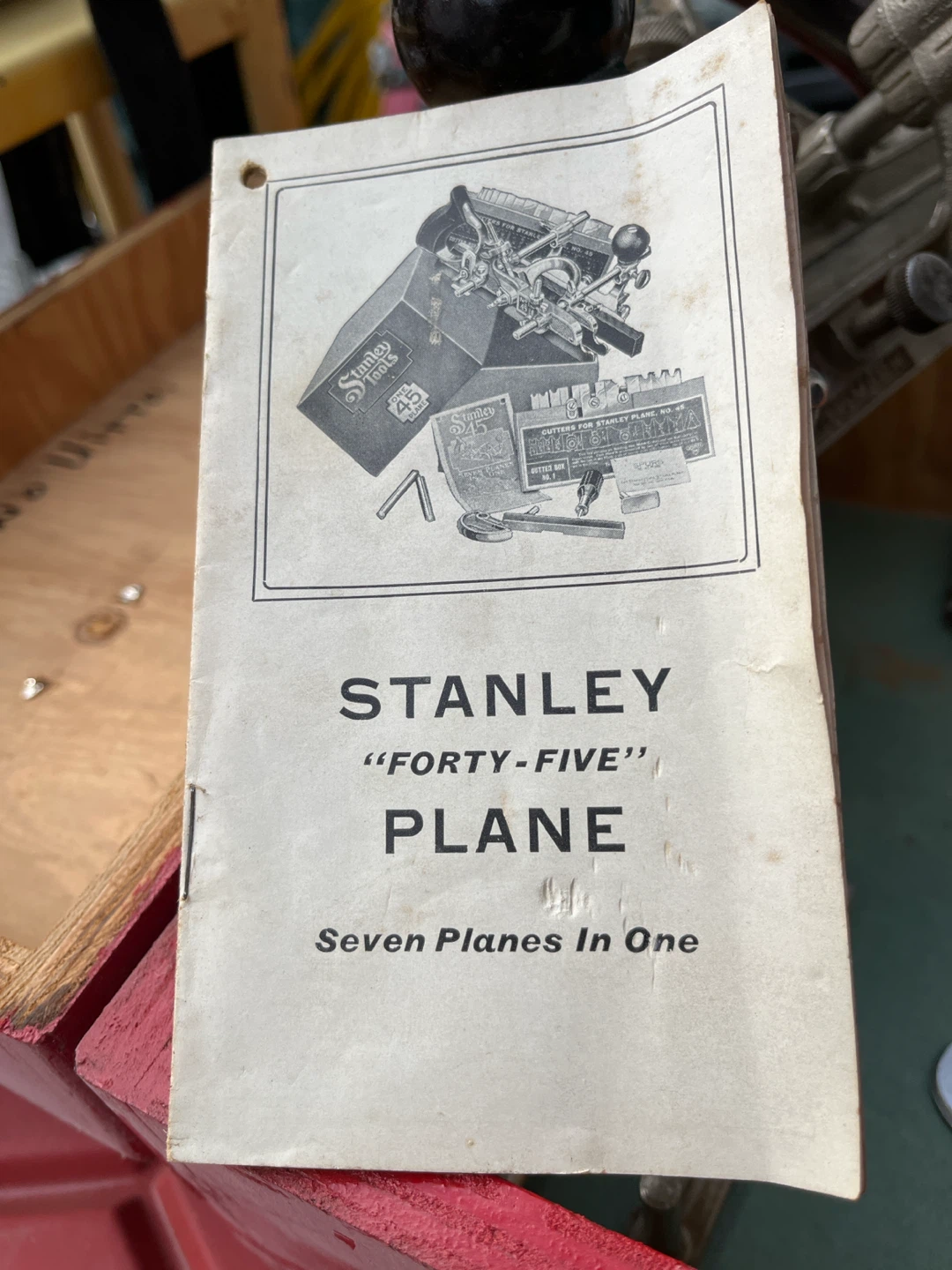 Stanley No. 45 Combination Plane with Cutters - photo 4