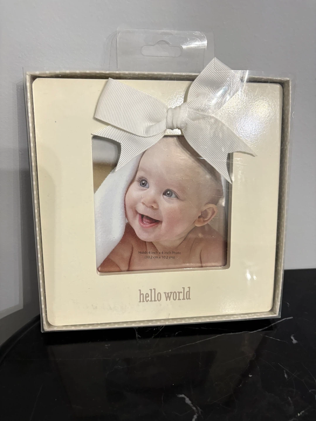 Stepping stones brand ivory baby frame new in box