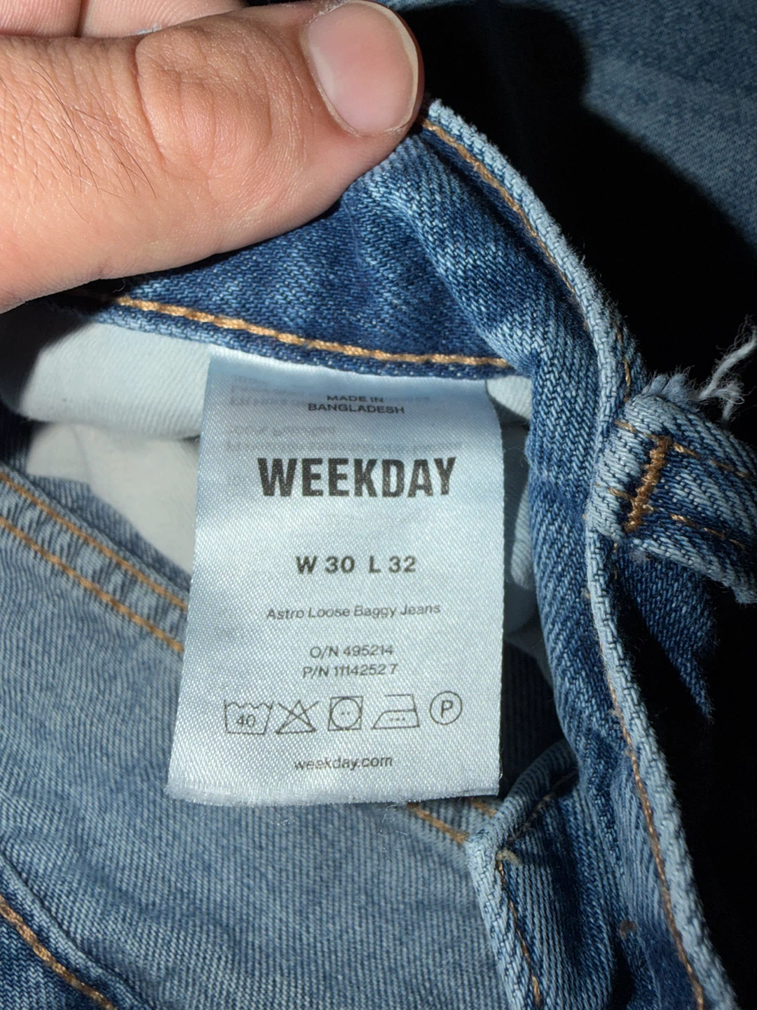 Weekday Astro Loose Baggy Jeans - photo 2
