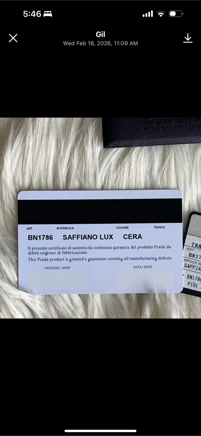 Prada Saffiano Lux Tote Bag Cera large - photo 4