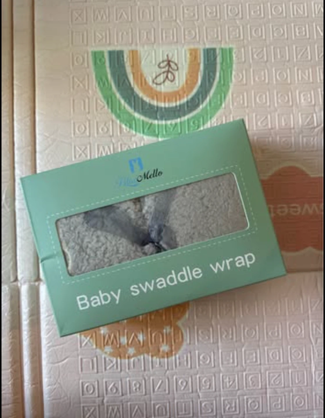 Brand New Blue Mello Baby Swaddle Wrap