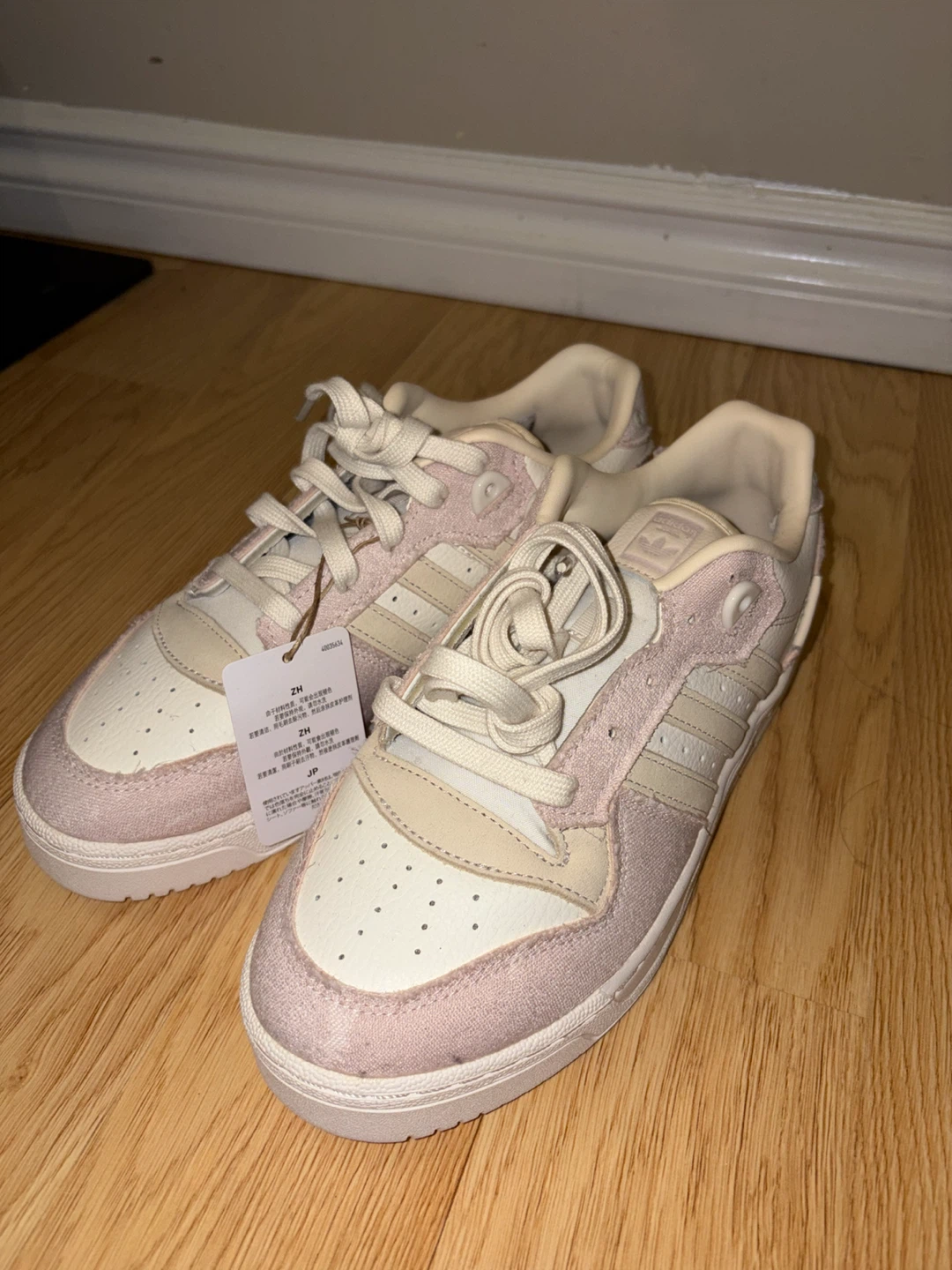 Adidas Forum Low Sneakers - Pink/White - Size 7 US