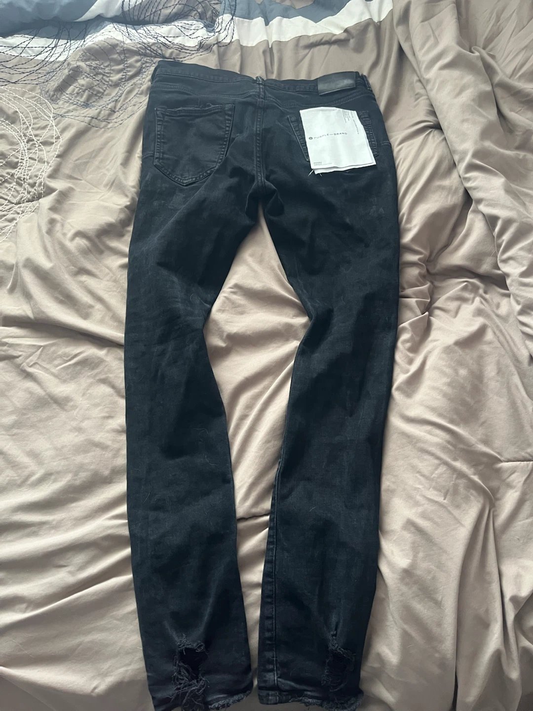 Purple Brand Distressed Black Jeans - photo 2