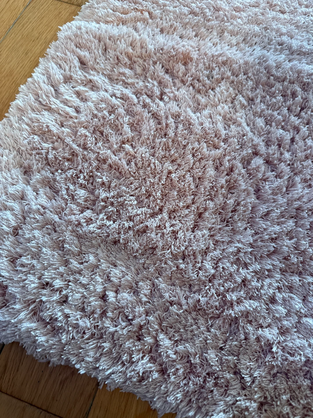 Soft blush pink Shaggy Area Rug - photo 2