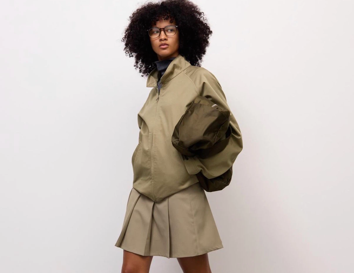 Pleated Skort - BEIGE