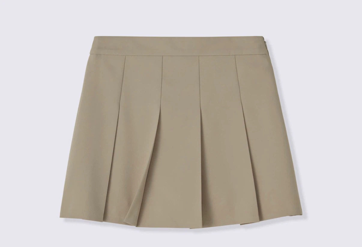 Pleated Skort - BEIGE - photo 2