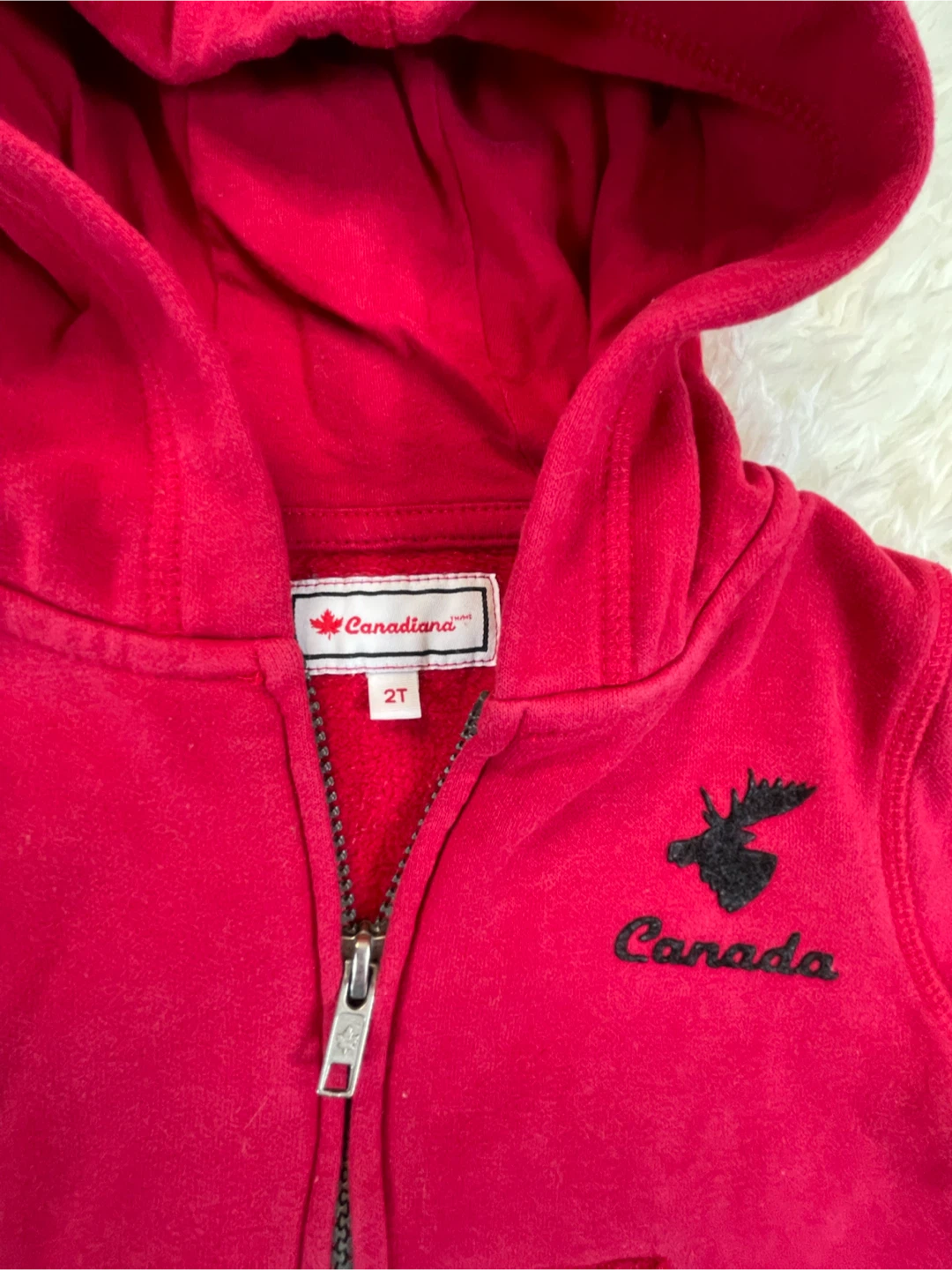2T Canadiana Toddler Red Jogger Set - photo 2
